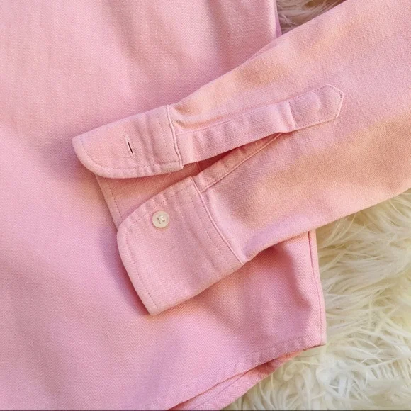 Ralph Lauren | Pink Cotton Button Down Blouse - Picture 2 of 4